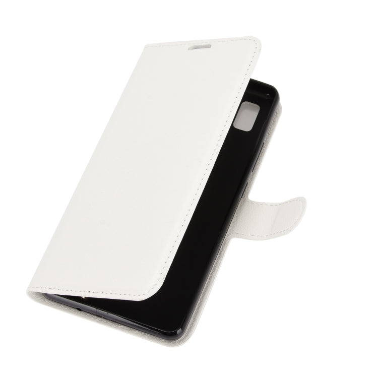 For ZTE Blade L210 Litchi Texture Horizontal Flip Protective Case with Holder & Card Slots & Wallet