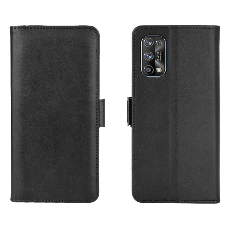 For OPPO Realme 7 Pro Dual-side Magnetic Buckle Horizontal Flip Leather Case with Holder & Card Slots & Wallet