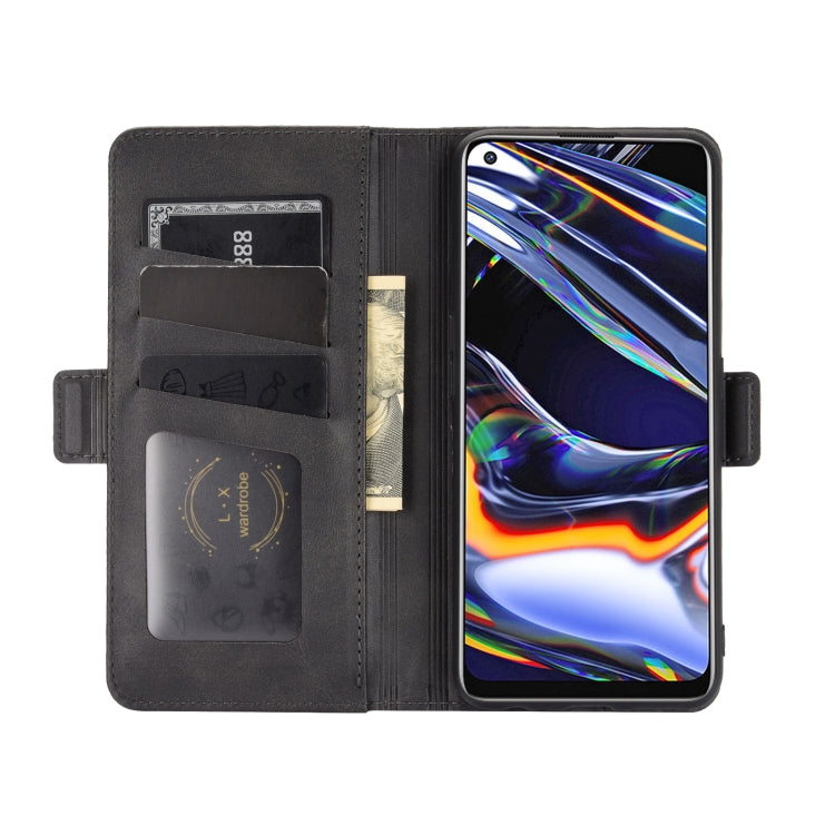 For OPPO Realme 7 Pro Dual-side Magnetic Buckle Horizontal Flip Leather Case with Holder & Card Slots & Wallet