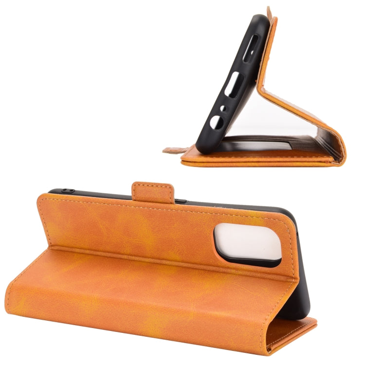 For OPPO Realme 7 Pro Dual-side Magnetic Buckle Horizontal Flip Leather Case with Holder & Card Slots & Wallet