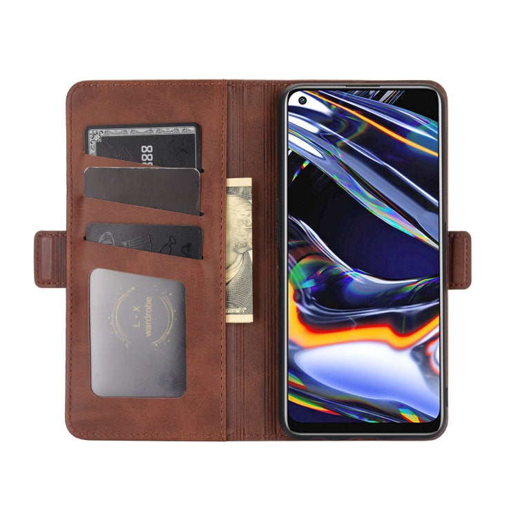 For OPPO Realme 7 Pro Dual-side Magnetic Buckle Horizontal Flip Leather Case with Holder & Card Slots & Wallet