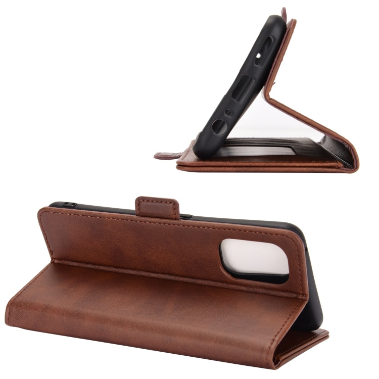 For OPPO Realme 7 Pro Dual-side Magnetic Buckle Horizontal Flip Leather Case with Holder & Card Slots & Wallet