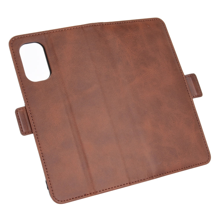 For OPPO Realme 7 Pro Dual-side Magnetic Buckle Horizontal Flip Leather Case with Holder & Card Slots & Wallet