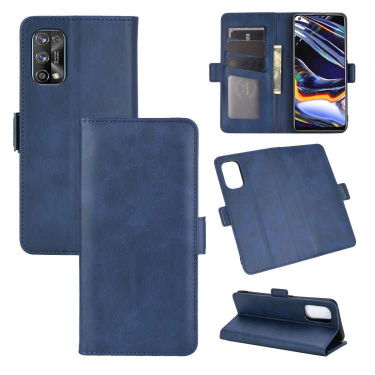For OPPO Realme 7 Pro Dual-side Magnetic Buckle Horizontal Flip Leather Case with Holder & Card Slots & Wallet