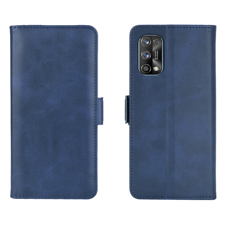 For OPPO Realme 7 Pro Dual-side Magnetic Buckle Horizontal Flip Leather Case with Holder & Card Slots & Wallet