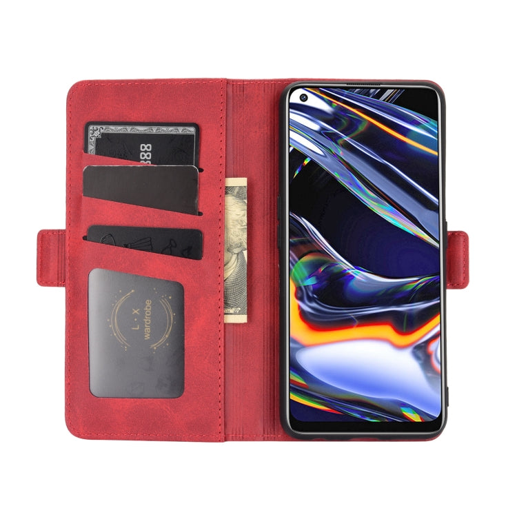 For OPPO Realme 7 Pro Dual-side Magnetic Buckle Horizontal Flip Leather Case with Holder & Card Slots & Wallet