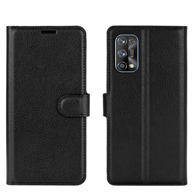 For OPPO Realme 7 Pro Litchi Texture Horizontal Flip Protective Case with Holder & Card Slots & Wallet