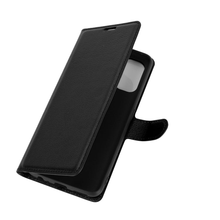 For OPPO Realme 7 Pro Litchi Texture Horizontal Flip Protective Case with Holder & Card Slots & Wallet