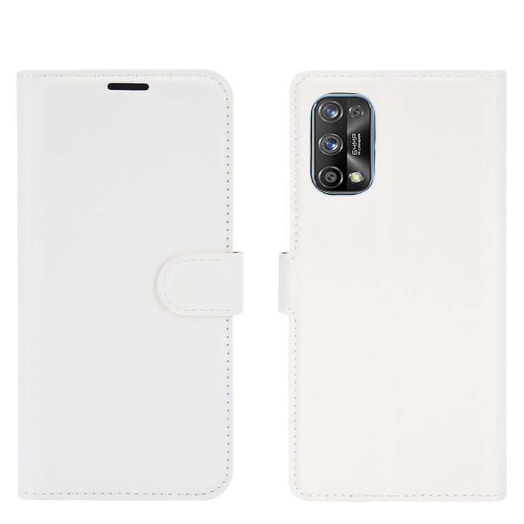 For OPPO Realme 7 Pro Litchi Texture Horizontal Flip Protective Case with Holder & Card Slots & Wallet