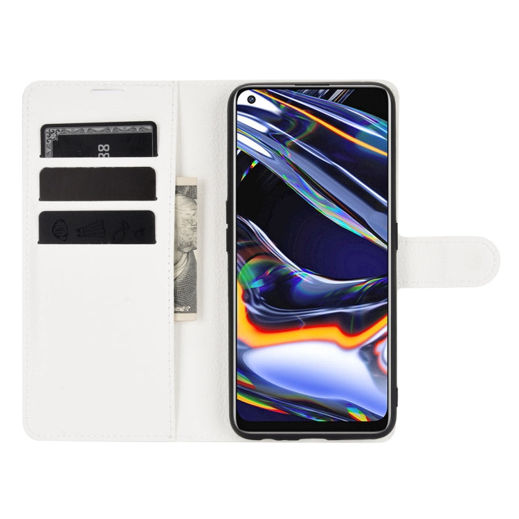 For OPPO Realme 7 Pro Litchi Texture Horizontal Flip Protective Case with Holder & Card Slots & Wallet