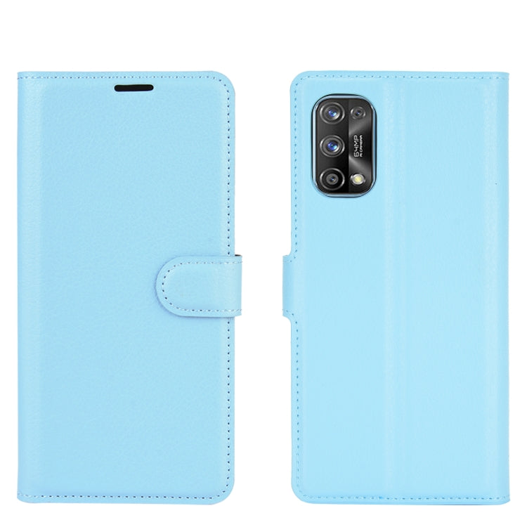 For OPPO Realme 7 Pro Litchi Texture Horizontal Flip Protective Case with Holder & Card Slots & Wallet