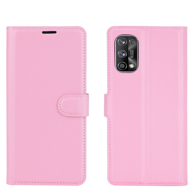 For OPPO Realme 7 Pro Litchi Texture Horizontal Flip Protective Case with Holder & Card Slots & Wallet