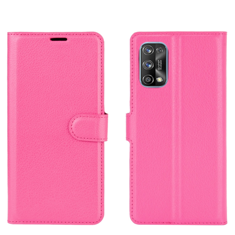 For OPPO Realme 7 Pro Litchi Texture Horizontal Flip Protective Case with Holder & Card Slots & Wallet