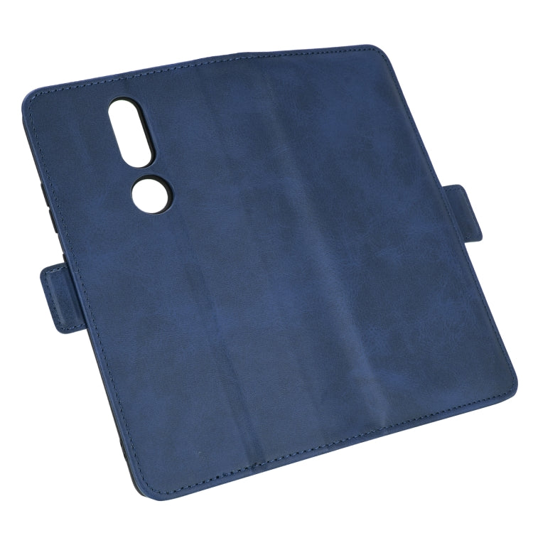 For Nokia 2.4 Dual-side Magnetic Buckle Horizontal Flip Leather Case with Holder & Card Slots & Wallet