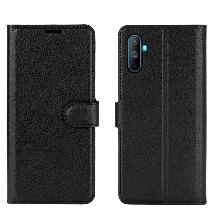 For OPPO Realme C3 Fingerprint-free version Litchi Texture Horizontal Flip Protective Case with Holder & Card Slots & Wallet