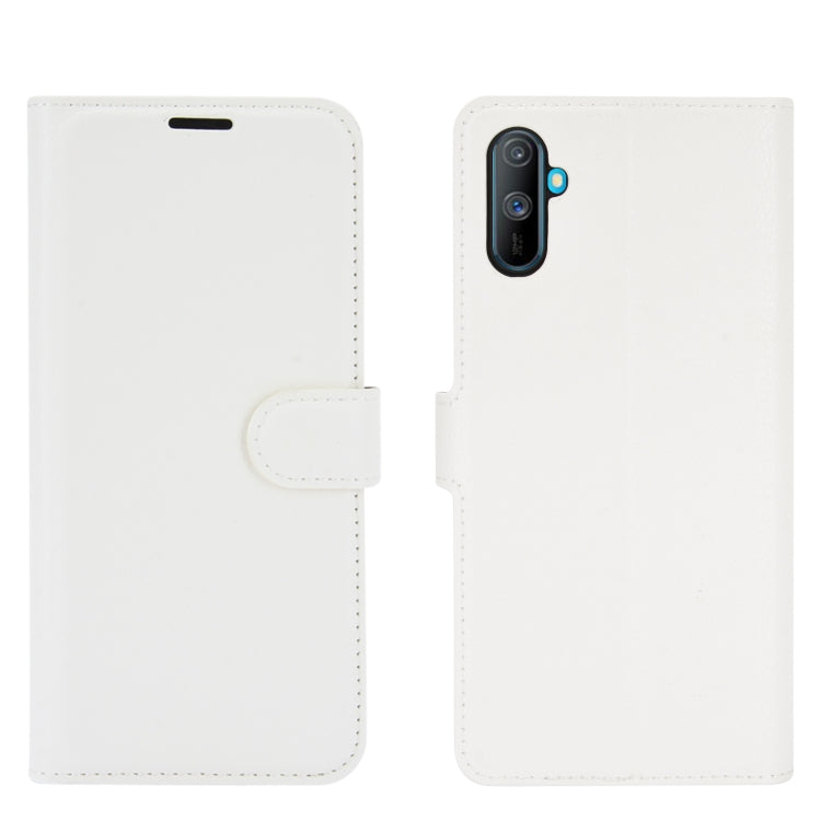 For OPPO Realme C3 Fingerprint-free version Litchi Texture Horizontal Flip Protective Case with Holder & Card Slots & Wallet