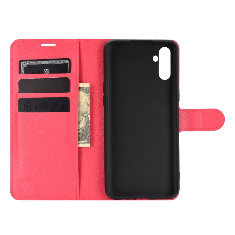 For OPPO Realme C3 Fingerprint-free version Litchi Texture Horizontal Flip Protective Case with Holder & Card Slots & Wallet