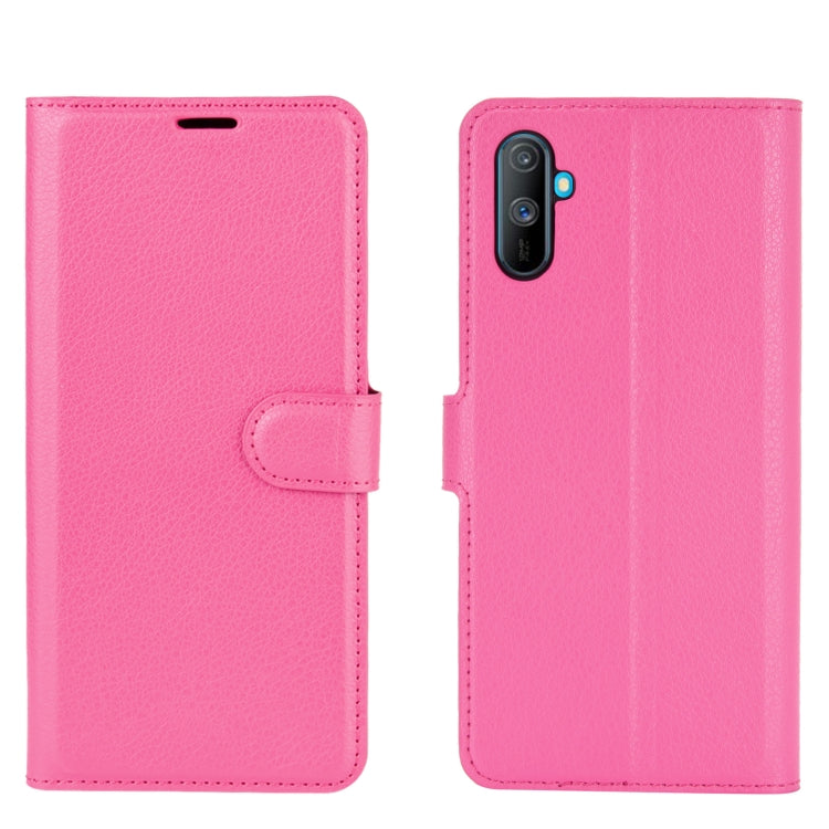 For OPPO Realme C3 Fingerprint-free version Litchi Texture Horizontal Flip Protective Case with Holder & Card Slots & Wallet