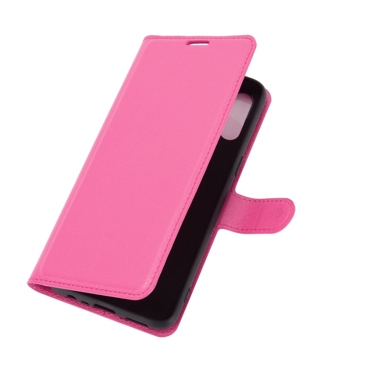For OPPO Realme C3 Fingerprint-free version Litchi Texture Horizontal Flip Protective Case with Holder & Card Slots & Wallet