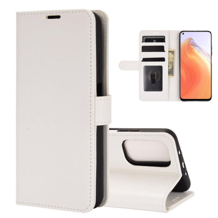 For Xiaomi Mi 10T / 10T Pro R64 Texture Single Horizontal Flip Protective Case with Holder & Card Slots & Wallet& Photo Frame