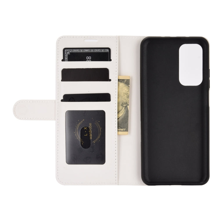 For Xiaomi Mi 10T / 10T Pro R64 Texture Single Horizontal Flip Protective Case with Holder & Card Slots & Wallet& Photo Frame