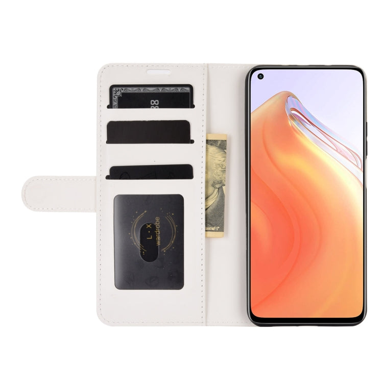 For Xiaomi Mi 10T / 10T Pro R64 Texture Single Horizontal Flip Protective Case with Holder & Card Slots & Wallet& Photo Frame