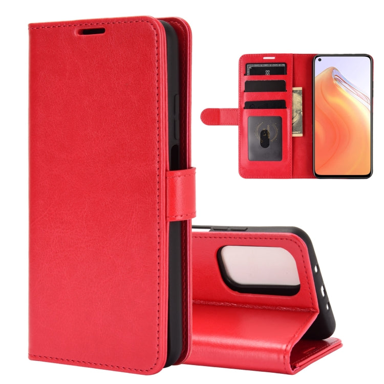 For Xiaomi Mi 10T / 10T Pro R64 Texture Single Horizontal Flip Protective Case with Holder & Card Slots & Wallet& Photo Frame