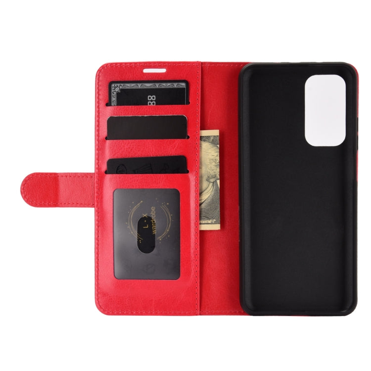 For Xiaomi Mi 10T / 10T Pro R64 Texture Single Horizontal Flip Protective Case with Holder & Card Slots & Wallet& Photo Frame