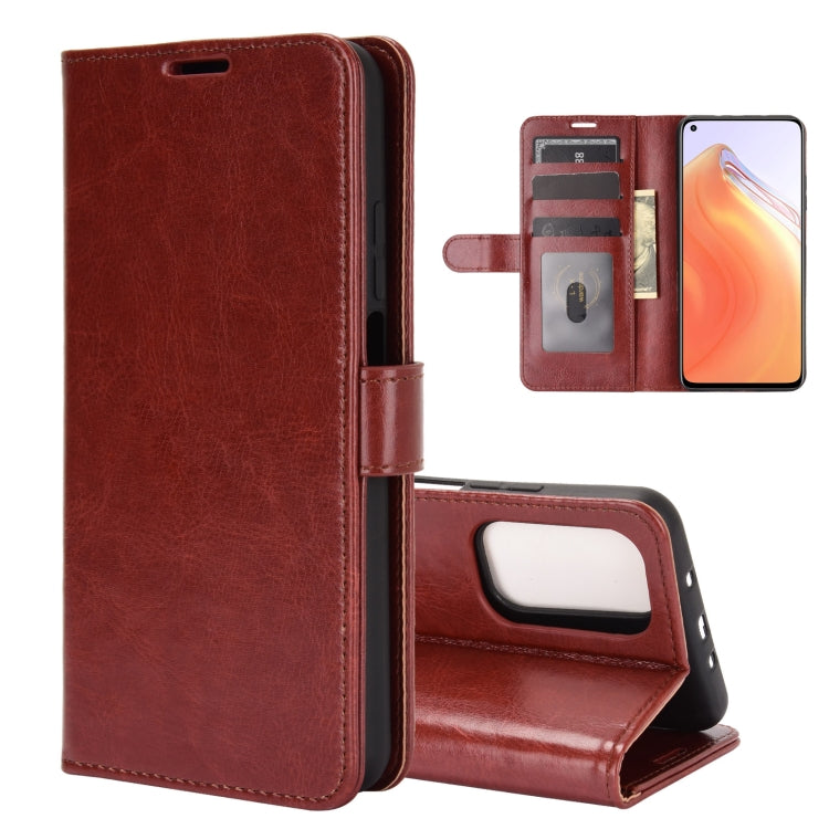 For Xiaomi Mi 10T / 10T Pro R64 Texture Single Horizontal Flip Protective Case with Holder & Card Slots & Wallet& Photo Frame