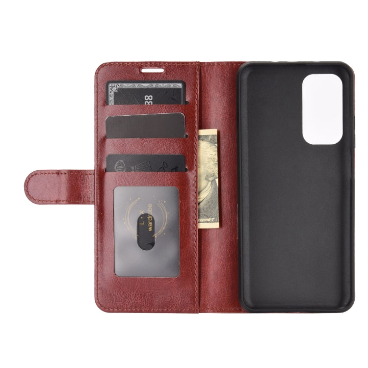 For Xiaomi Mi 10T / 10T Pro R64 Texture Single Horizontal Flip Protective Case with Holder & Card Slots & Wallet& Photo Frame