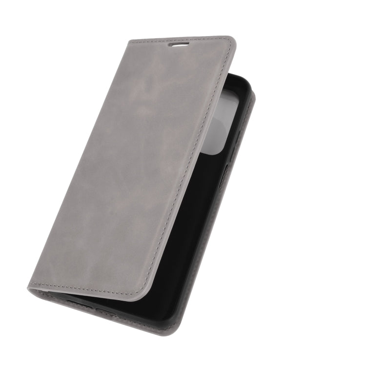 For Xiaomi Mi 10T / 10T Pro Retro-skin Business Magnetic Suction Leather Case with Holder & Card Slots & Wallet