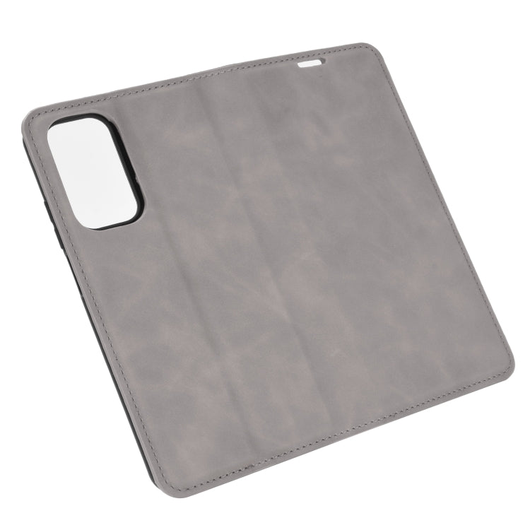 For Xiaomi Mi 10T / 10T Pro Retro-skin Business Magnetic Suction Leather Case with Holder & Card Slots & Wallet