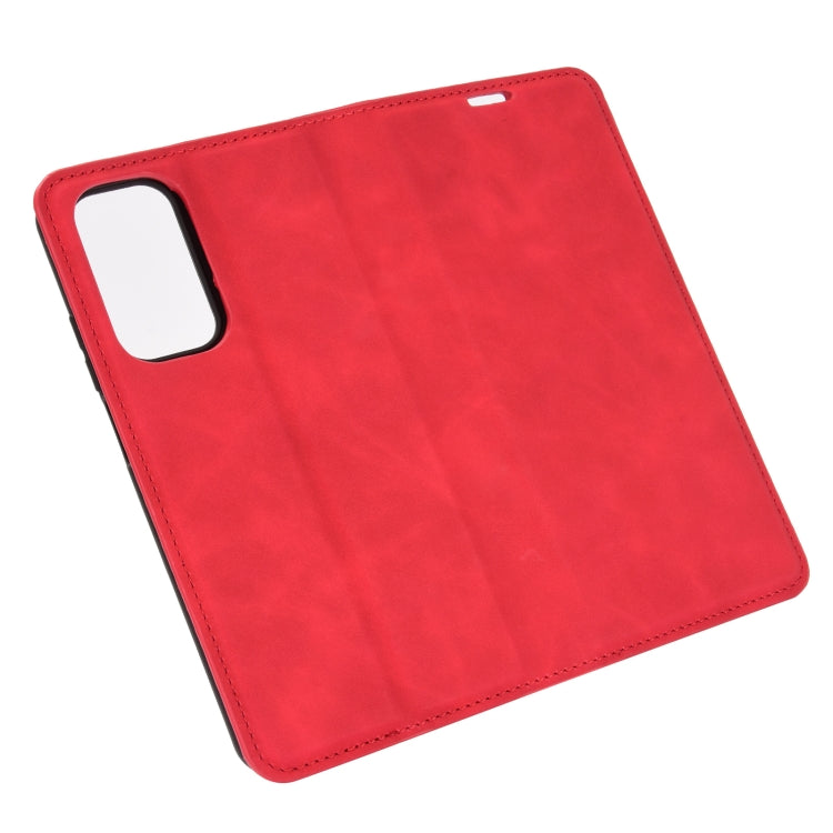 For Xiaomi Mi 10T / 10T Pro Retro-skin Business Magnetic Suction Leather Case with Holder & Card Slots & Wallet