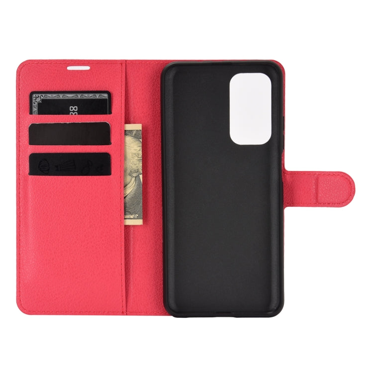 For Xiaomi Mi 10T / 10T Pro Litchi Texture Horizontal Flip Protective Case with Holder & Card Slots & Wallet