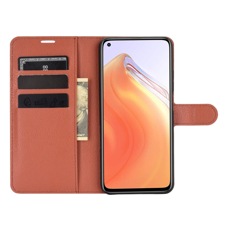 For Xiaomi Mi 10T / 10T Pro Litchi Texture Horizontal Flip Protective Case with Holder & Card Slots & Wallet