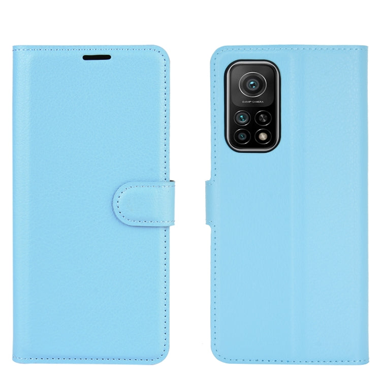 For Xiaomi Mi 10T / 10T Pro Litchi Texture Horizontal Flip Protective Case with Holder & Card Slots & Wallet