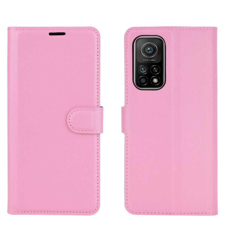 For Xiaomi Mi 10T / 10T Pro Litchi Texture Horizontal Flip Protective Case with Holder & Card Slots & Wallet