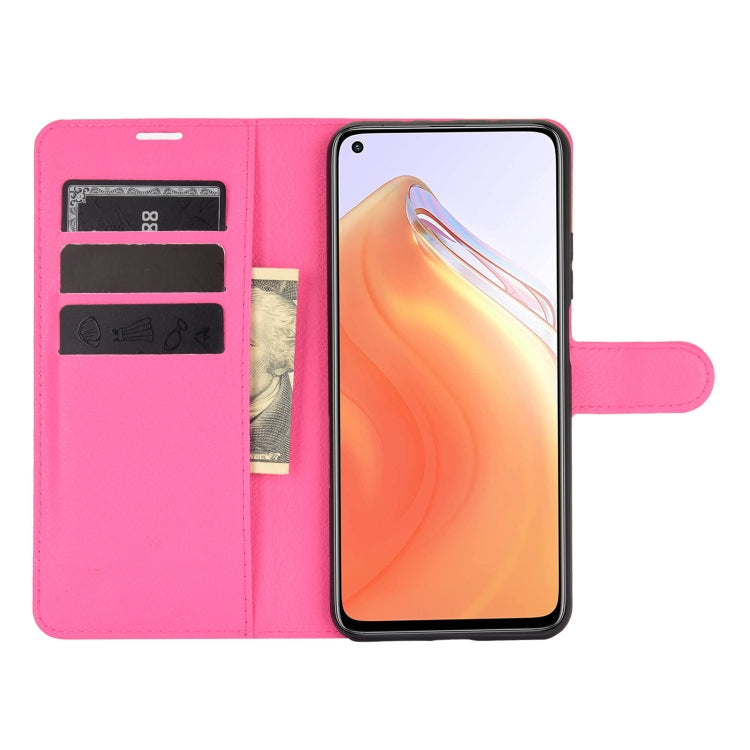 For Xiaomi Mi 10T / 10T Pro Litchi Texture Horizontal Flip Protective Case with Holder & Card Slots & Wallet