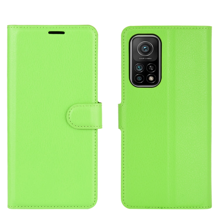 For Xiaomi Mi 10T / 10T Pro Litchi Texture Horizontal Flip Protective Case with Holder & Card Slots & Wallet
