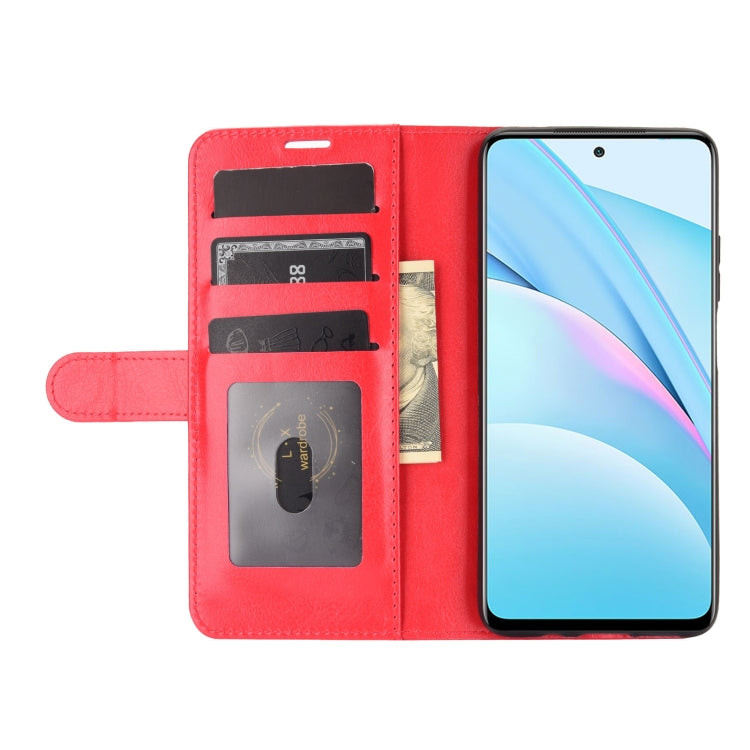 For Xiaomi Mi 10T Lite R64 Texture Single Horizontal Flip Protective Case with Holder & Card Slots & Wallet& Photo Frame