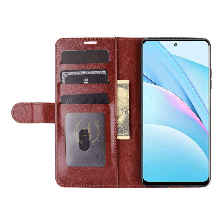 For Xiaomi Mi 10T Lite R64 Texture Single Horizontal Flip Protective Case with Holder & Card Slots & Wallet& Photo Frame