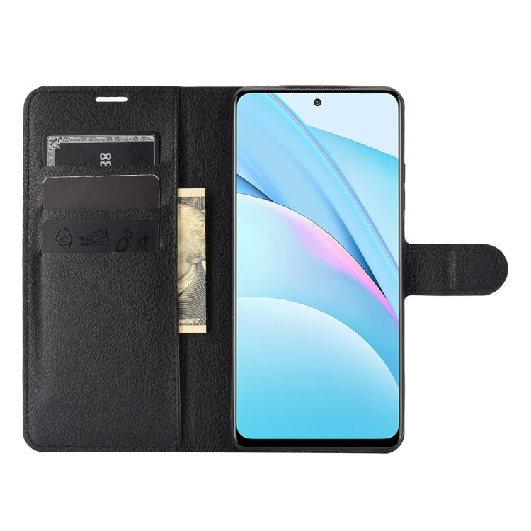 For Xiaomi Mi 10T Lite Litchi Texture Horizontal Flip Protective Case with Holder & Card Slots & Wallet