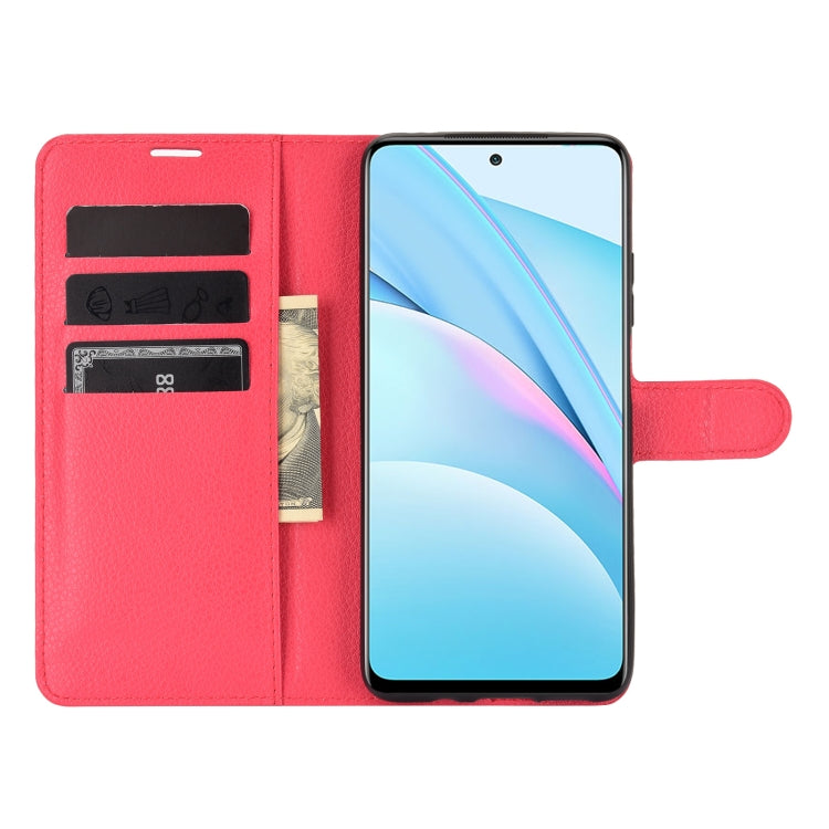 For Xiaomi Mi 10T Lite Litchi Texture Horizontal Flip Protective Case with Holder & Card Slots & Wallet