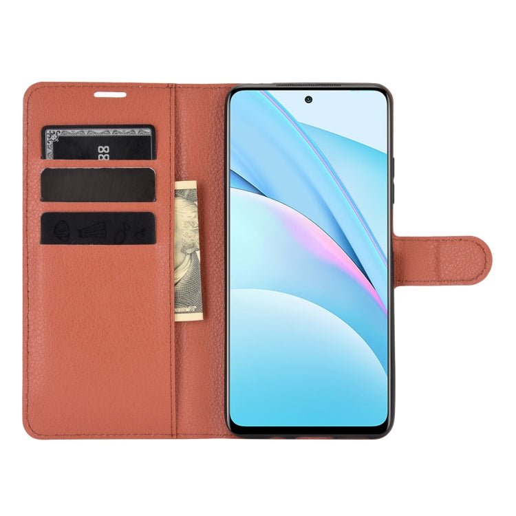 For Xiaomi Mi 10T Lite Litchi Texture Horizontal Flip Protective Case with Holder & Card Slots & Wallet