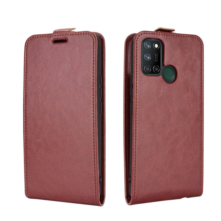 For OPPO Realme 7i / Realme C17 R64 Texture Single Vertical Flip Leather Protective Case with Card Slots & Photo Frame