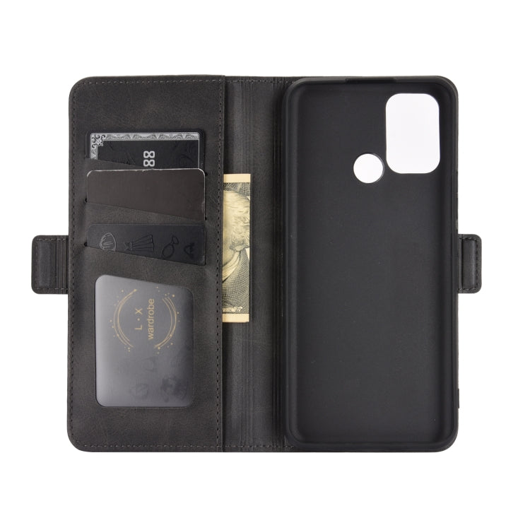 For OPPO Realme 7i / Realme C17 Dual-side Magnetic Buckle Horizontal Flip Leather Case with Holder & Card Slots & Wallet