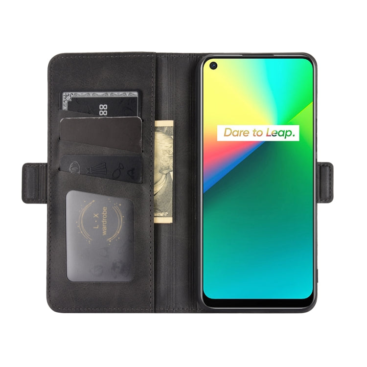For OPPO Realme 7i / Realme C17 Dual-side Magnetic Buckle Horizontal Flip Leather Case with Holder & Card Slots & Wallet