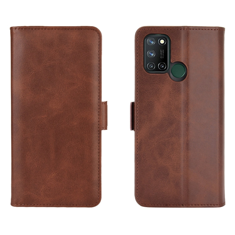 For OPPO Realme 7i / Realme C17 Dual-side Magnetic Buckle Horizontal Flip Leather Case with Holder & Card Slots & Wallet