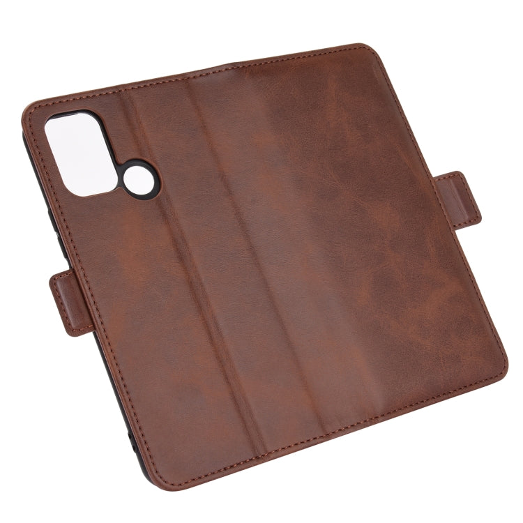 For OPPO Realme 7i / Realme C17 Dual-side Magnetic Buckle Horizontal Flip Leather Case with Holder & Card Slots & Wallet