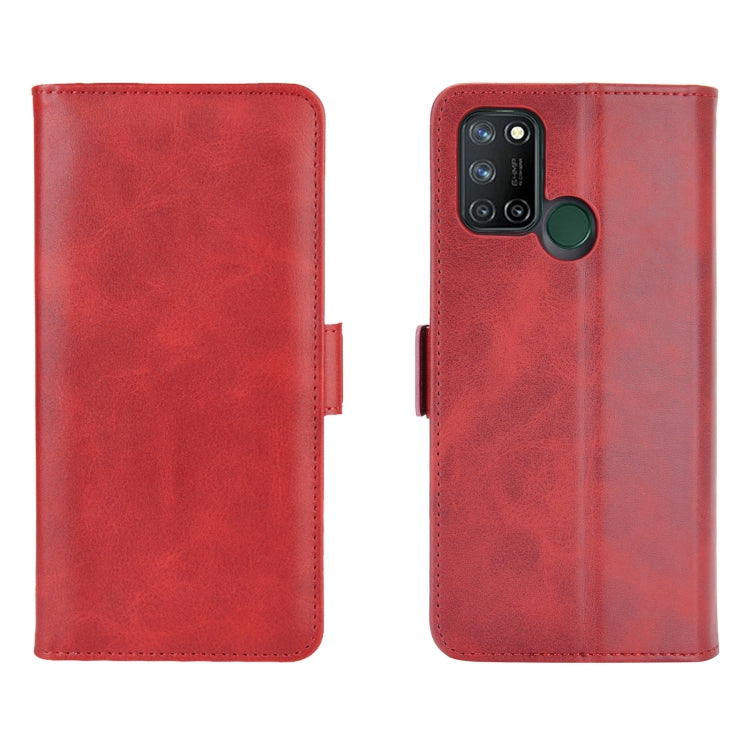 For OPPO Realme 7i / Realme C17 Dual-side Magnetic Buckle Horizontal Flip Leather Case with Holder & Card Slots & Wallet